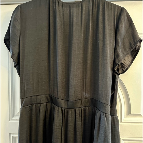 Promod Black Wrap Around Dress - Picture 8 of 12